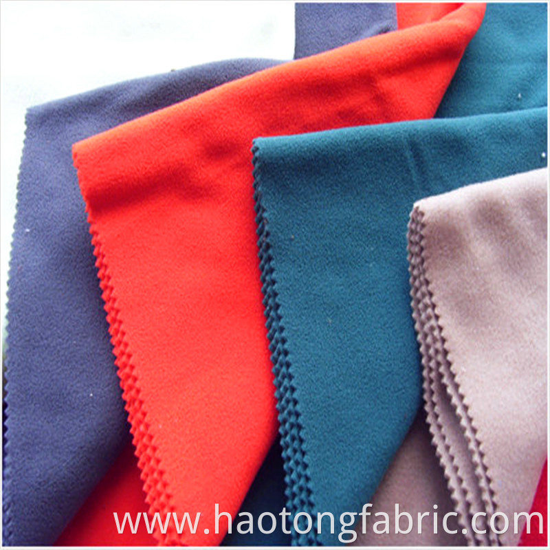 Double Sided Brushed Polyester Fleece Dress Fabric